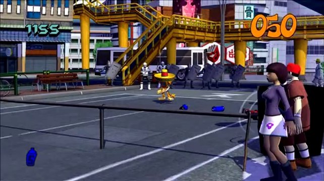 Sega Superstars Tennis - Mini-jeu Jet Set Radio