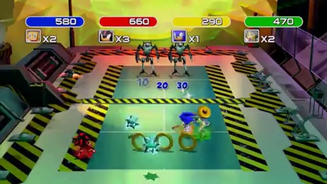 Sega Superstars Tennis - Mini-jeu Sonic