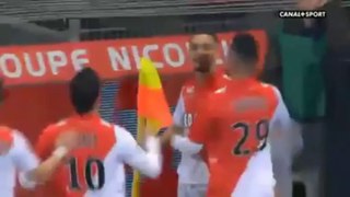 Montpellier 0-1 AS Monaco: Layvin Kurzawa goal 52`