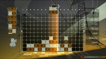 Lumines Supernova - Empile tes caisses
