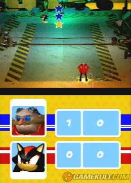Sega Superstars Tennis - Eggman face à Shadow