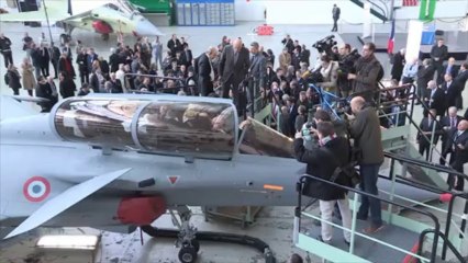 Visite de l'établissement de Mérignac par le ministre de la Défense - Dassault Aviation