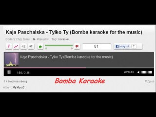 Kaja Paschalska - Tylko Ty (BombA będzie śpiewał Version)