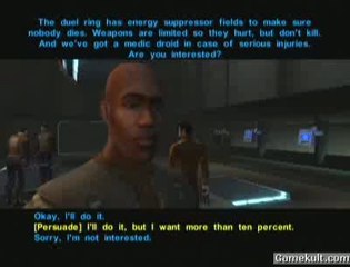 Star Wars : Knights of the Old Republic - Discussion avec Ajuur