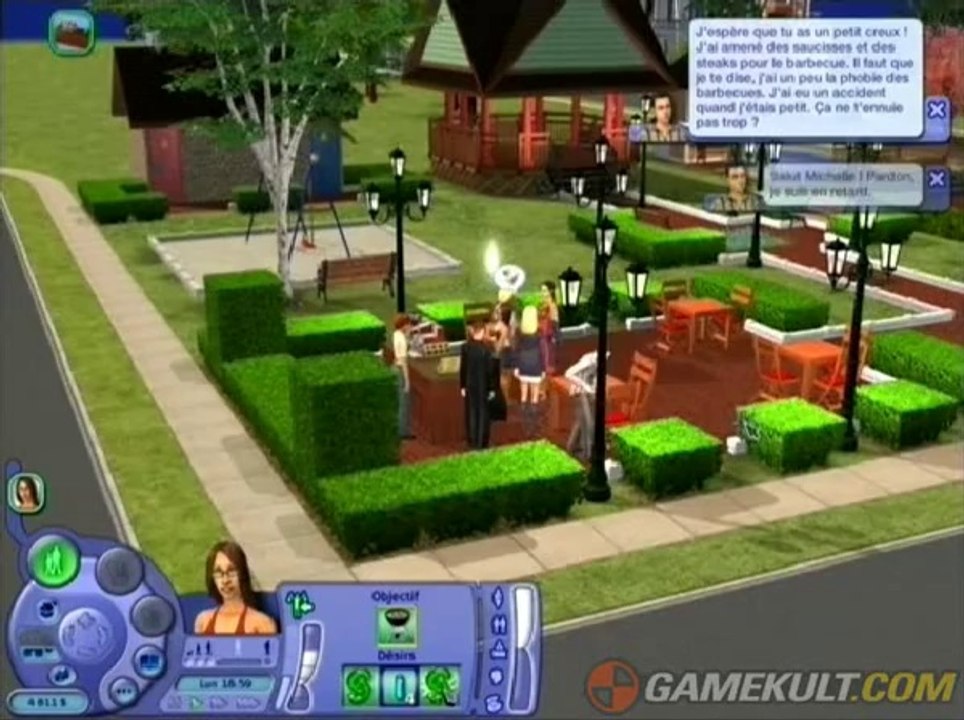 Les Sims : Histoires de vie - Rencard au parc pour Michelle Mabel