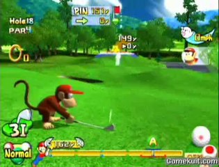 Mario Golf : Toadstool Tour - Diddy dans l'anneau
