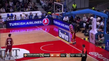 Assist of the night: Sergio Rodriguez, Real Madrid.