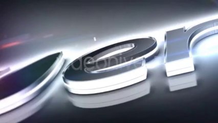 3d Stylish Chrome Energy Extrusion - After Effects Template