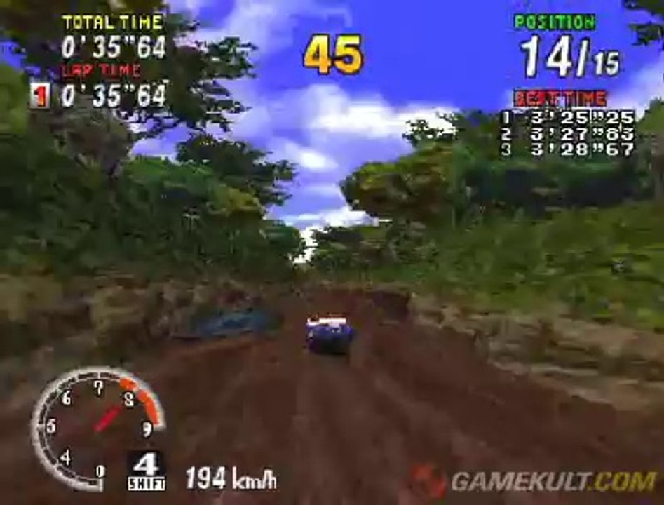 Sega Rally Championship - Caméra embarquée
