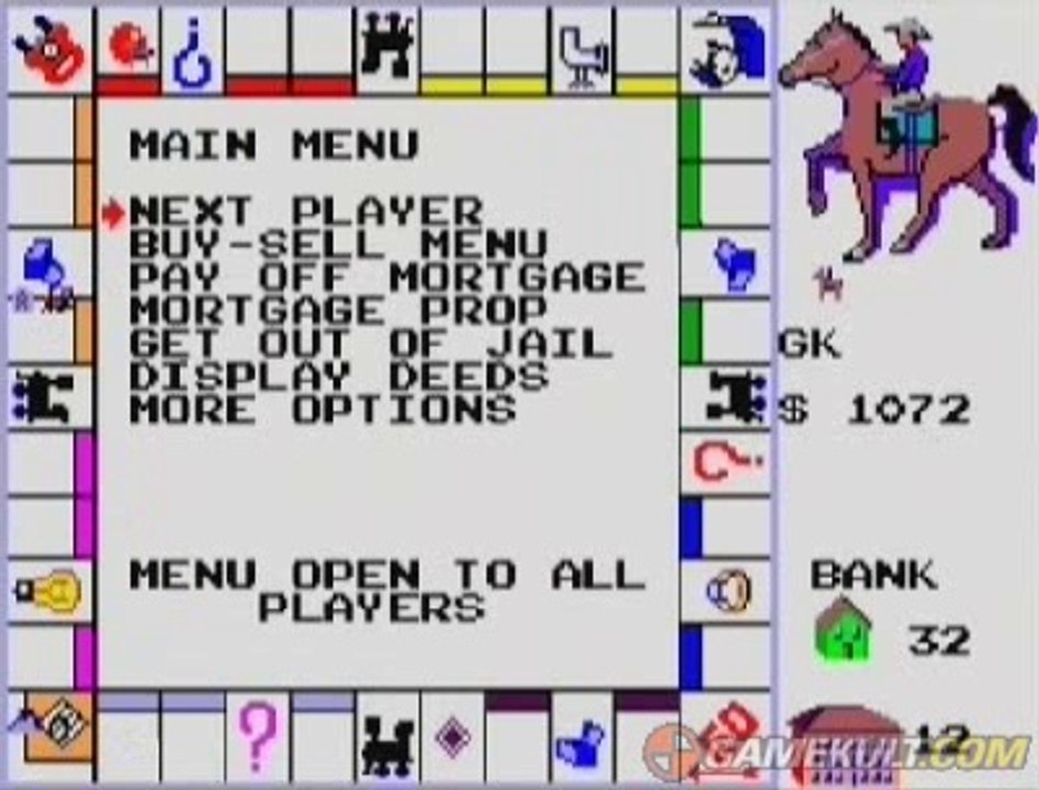Monopoly - Le jeu de plateau mythique sur console 8 bits