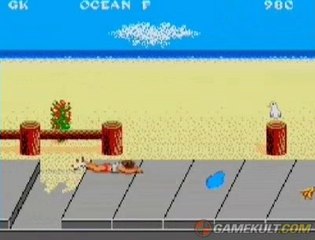 California Games - Une épreuve de roller semée d'embûches