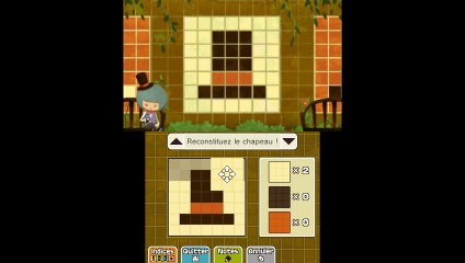 Professeur Layton et Le Masque des Miracles - Enigme 039 Chapeau au carré