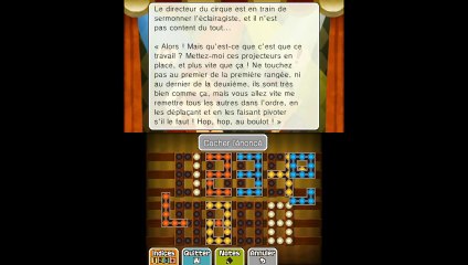 Professeur Layton et Le Masque des Miracles - Enigme 048 Sous les projecteurs