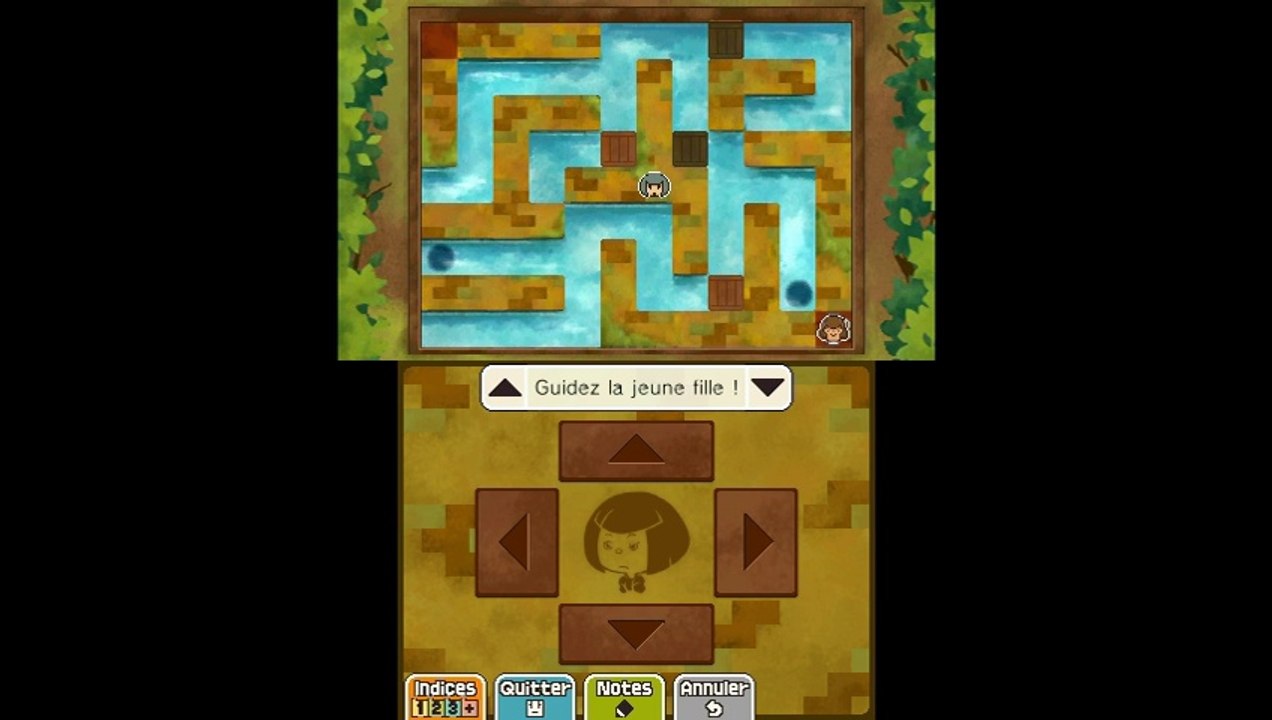 Professeur Layton et Le Masque des Miracles - Enigme 146 Dédale bancal 2