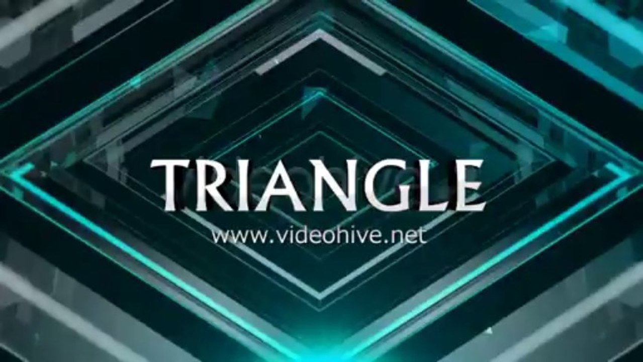 Triangle Logo Reveal - After Effects Template
