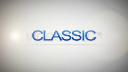 Classic Clean 3d Opener - After Effects Template