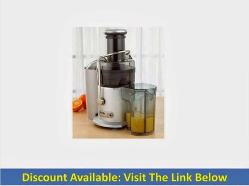 Breville RM-JE98XL Certified Remanufactured Juice Fountain Plus 850-Watt Juice Extractor