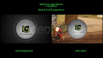 Spherical Logo Openers - After Effects Template