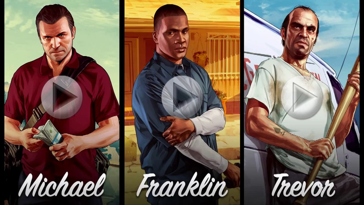 Grand Theft Auto V - Michael, Franklin, Trevor