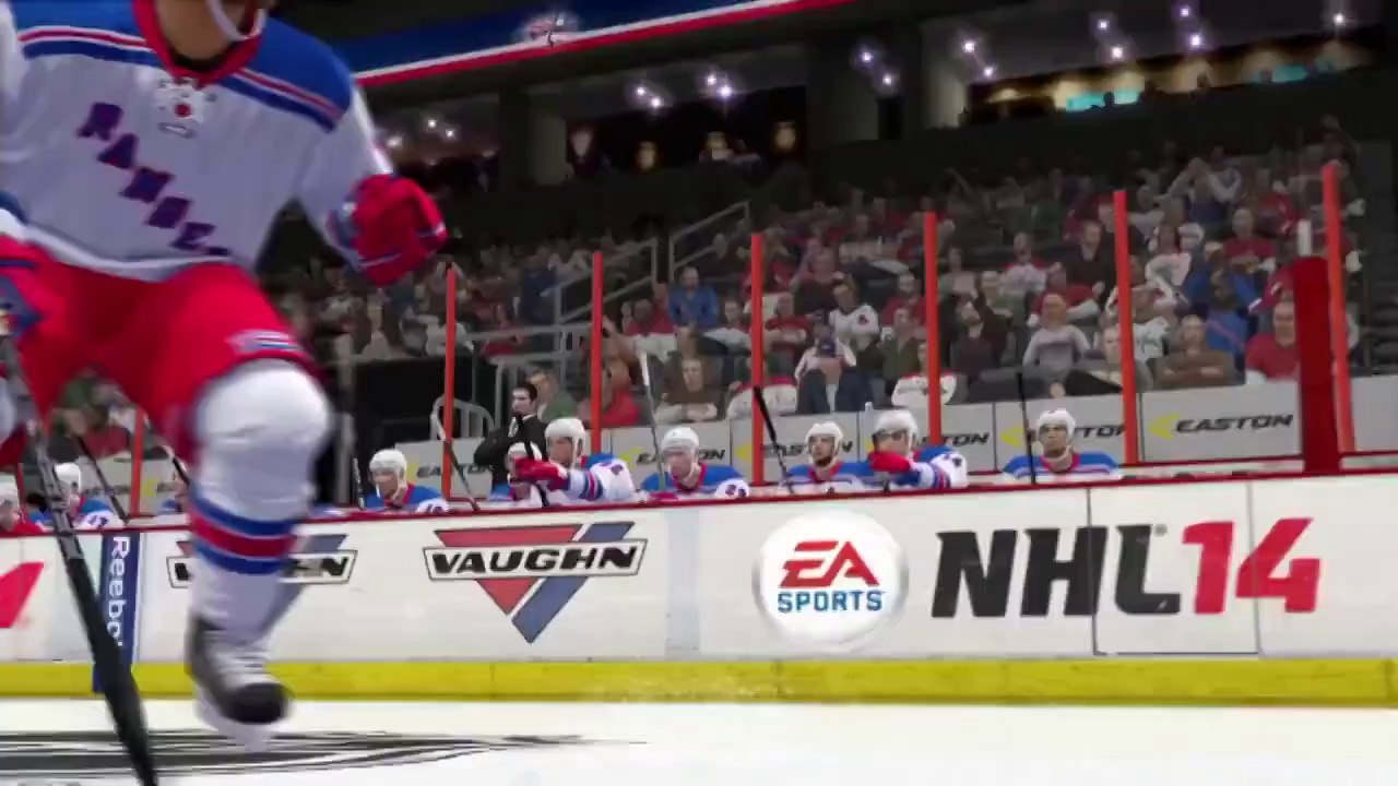 NHL 14 - Moteur physique : les collisions