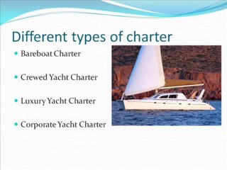 Yacht Charter Caribbean
