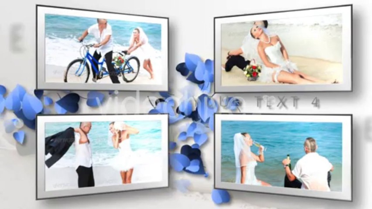 Hearts, Clean Wedding Slideshow - After Effects Template