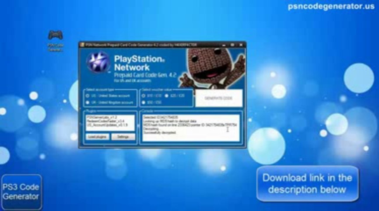 PSN Code Generator ! 2014 Update - 100% working, undetected