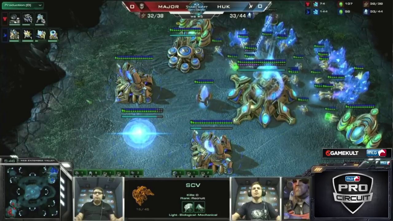 StarCraft II : Wings of Liberty - MLG Raleigh - Major vs Huk - Match 1