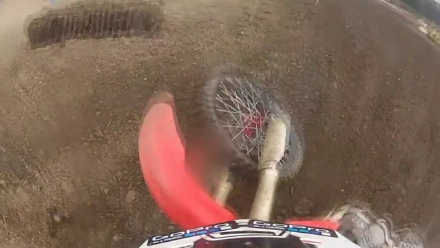 Motorcross Crash - Go Pro HD Big Air Dirt Bike Accident!