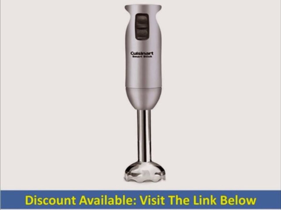 Cuisinart CSB-75BC Smart Stick 2-Speed Immersion Hand Blender, Brushed Chrome