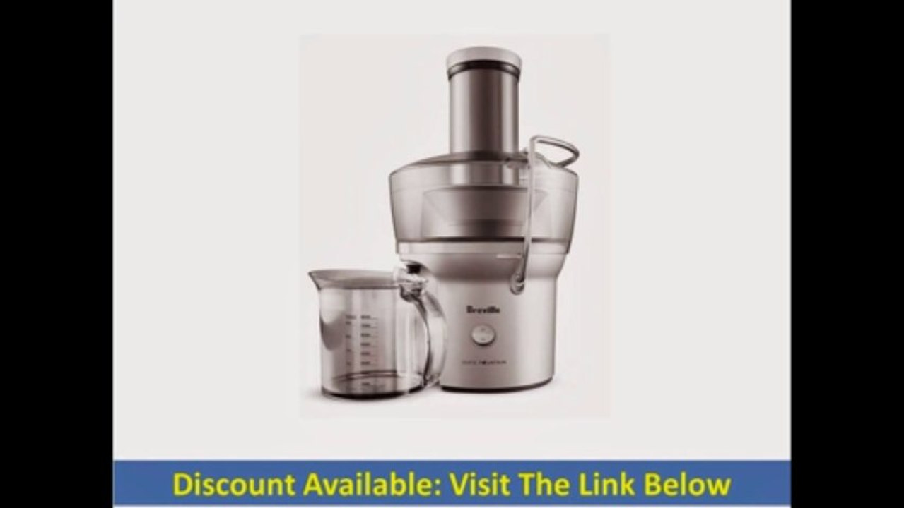 Breville BJE200XL Compact Juice Fountain 700-Watt Juice Extractor