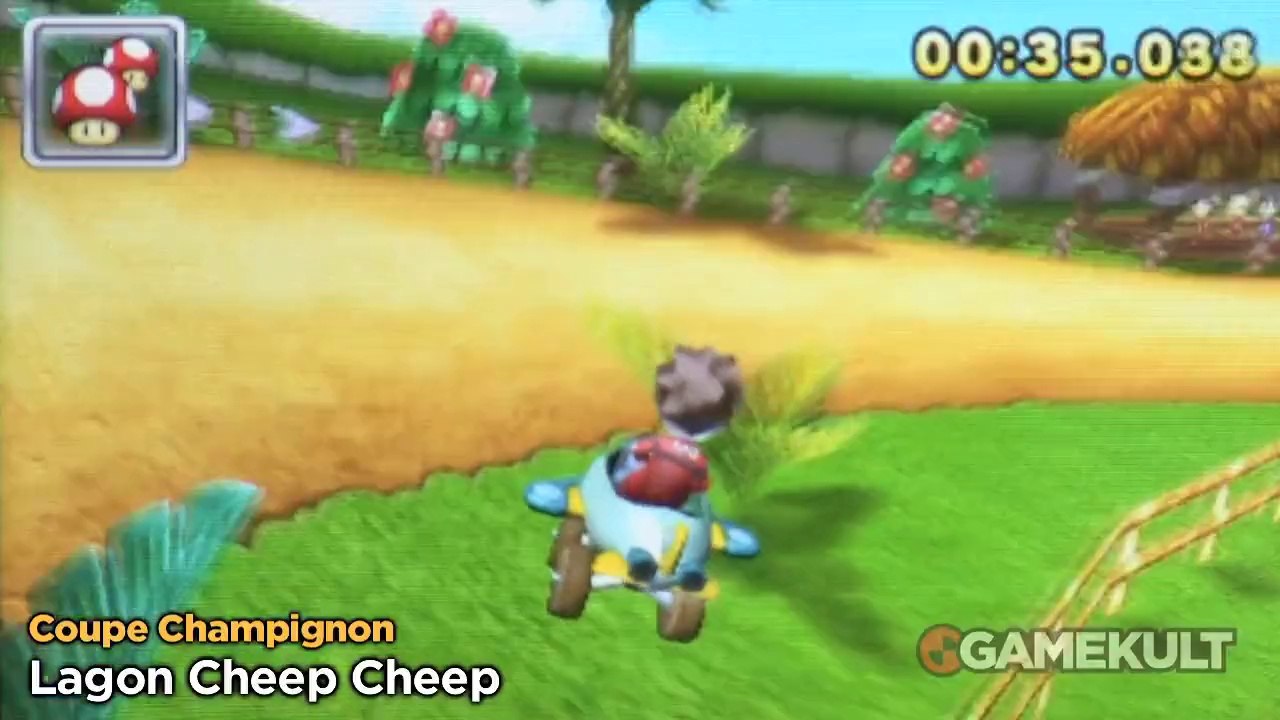 Mario Kart 7 - Raccourcis Lagon Cheep Cheep