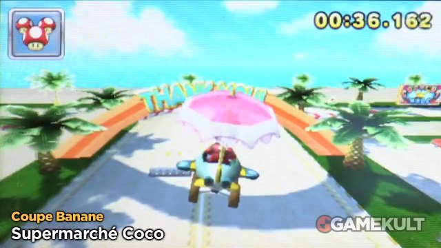 Mario Kart 7 - Raccourcis Supermarché Coco