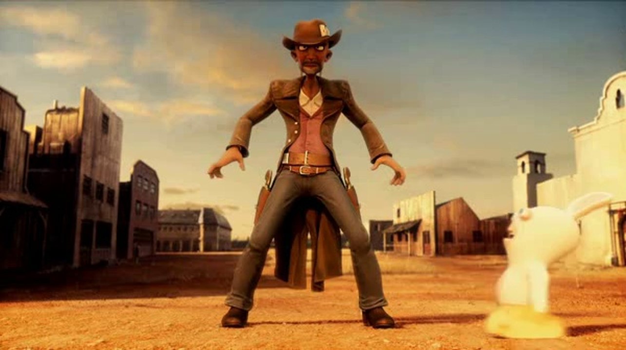 The Lapins Crétins :  Retour vers le Passé - A la mode western