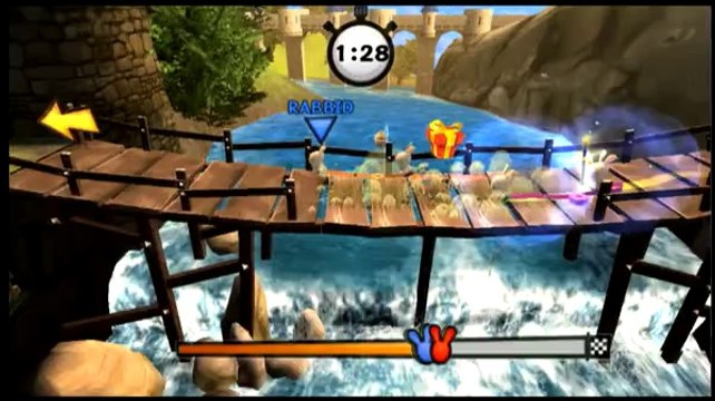 The Lapins Crétins : Retour vers le Passé - La course au papier toilette