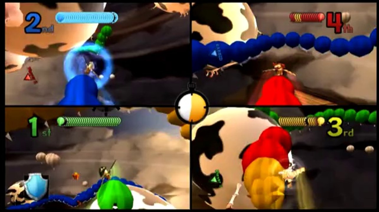 The Lapins Crétins :  Retour vers le Passé - Les vélos volants