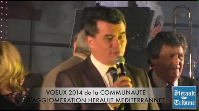 SAINT THIBERY - 2014 - Voeux Communautaires et distinctions honorifiques de la COMMUNAUTE d'AGGLOMERATION HERAULT MEDITERRANNEE