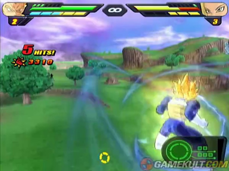 Dragon Ball Z : Budokai Tenkaichi 2 - Super Vegeta sort le Final Flash