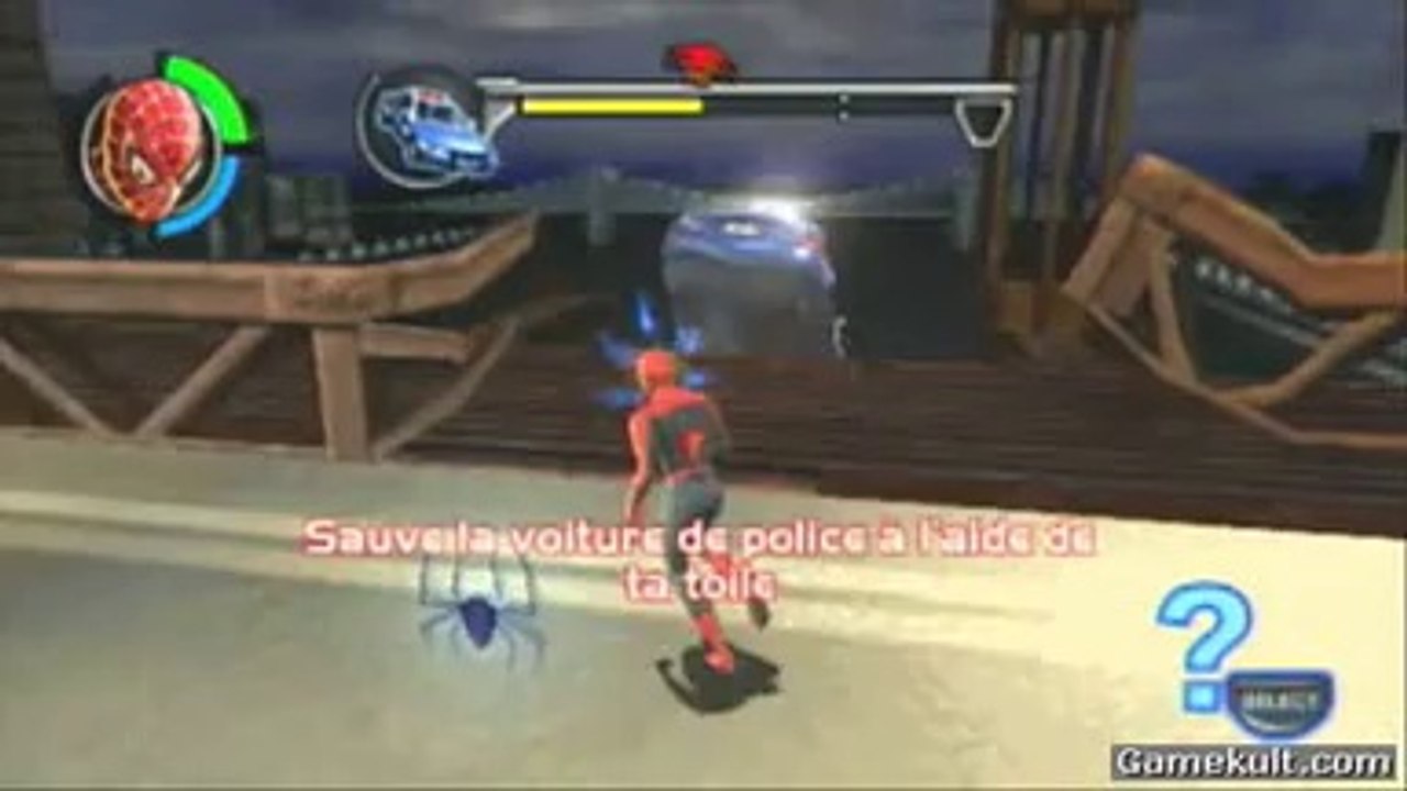 Spider-Man 2 - Spider-Man tatane sur un pont