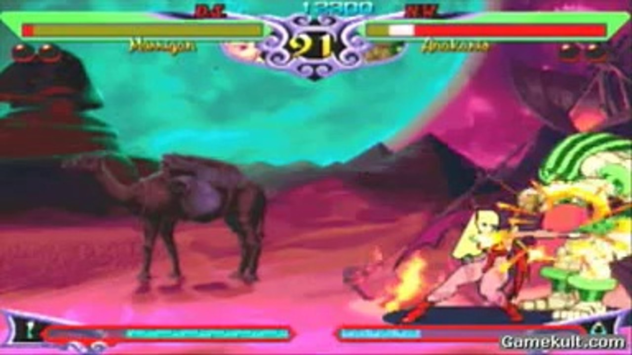 Darkstalkers Chronicle : The Chaos Tower - Les menus et l'arcade