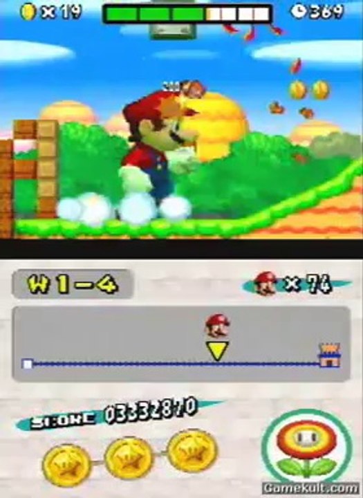 New Super Mario Bros. - Le gros Mario défonce tout