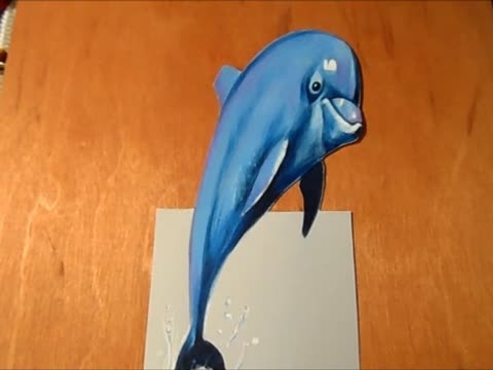 Drawing a 3D Dolphin!