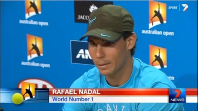 Rafael Nadal at Australian Open. Jan.11, 2014 (Kids Day, Practice and Press conference)