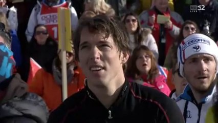 Adelboden Kristoffersen risk incident with a stranger