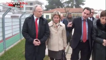 Από την επίσκεψη του  Υφυπουργού Αθλητισμού Γιάννη Ανδριανού στο Κιλκίς