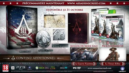 Assassin's Creed III - Unboxing édition collector "Join or Die"