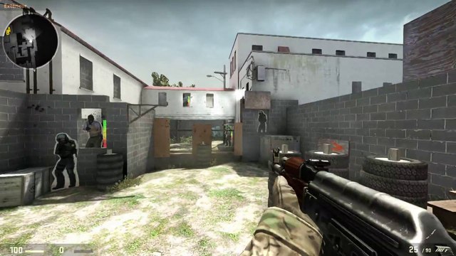 Counter-Strike : Global Offensive - Entraînement aux armes (26,2s)