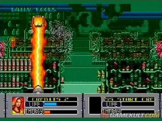 Alien Storm - Lance-flammes shooter