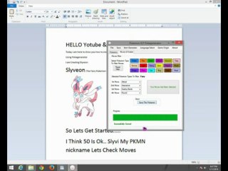 Pokemon X/Y Pokgenerator Tutorial: Creating Slyveon