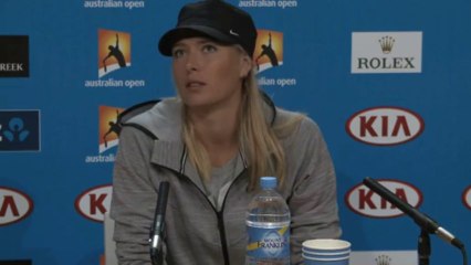 Abierto de Australia - Sharapova: "Hay que ser realistas"